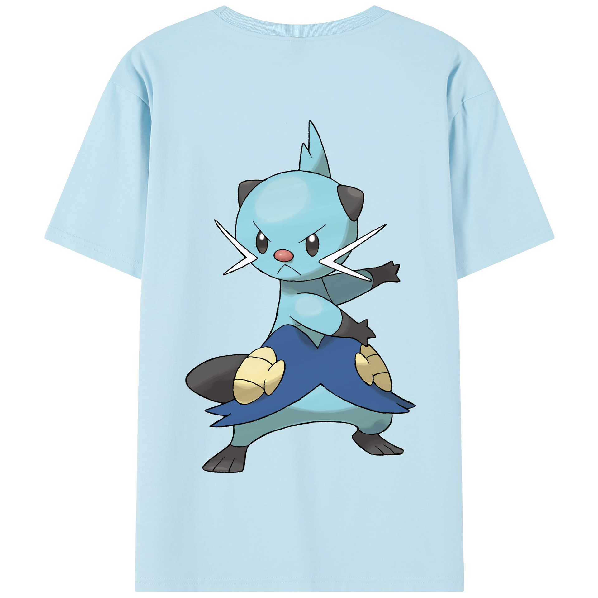 （画像用） ポケットモンスター Pokémon 綿100％半袖Tシャツ（背面プリント）